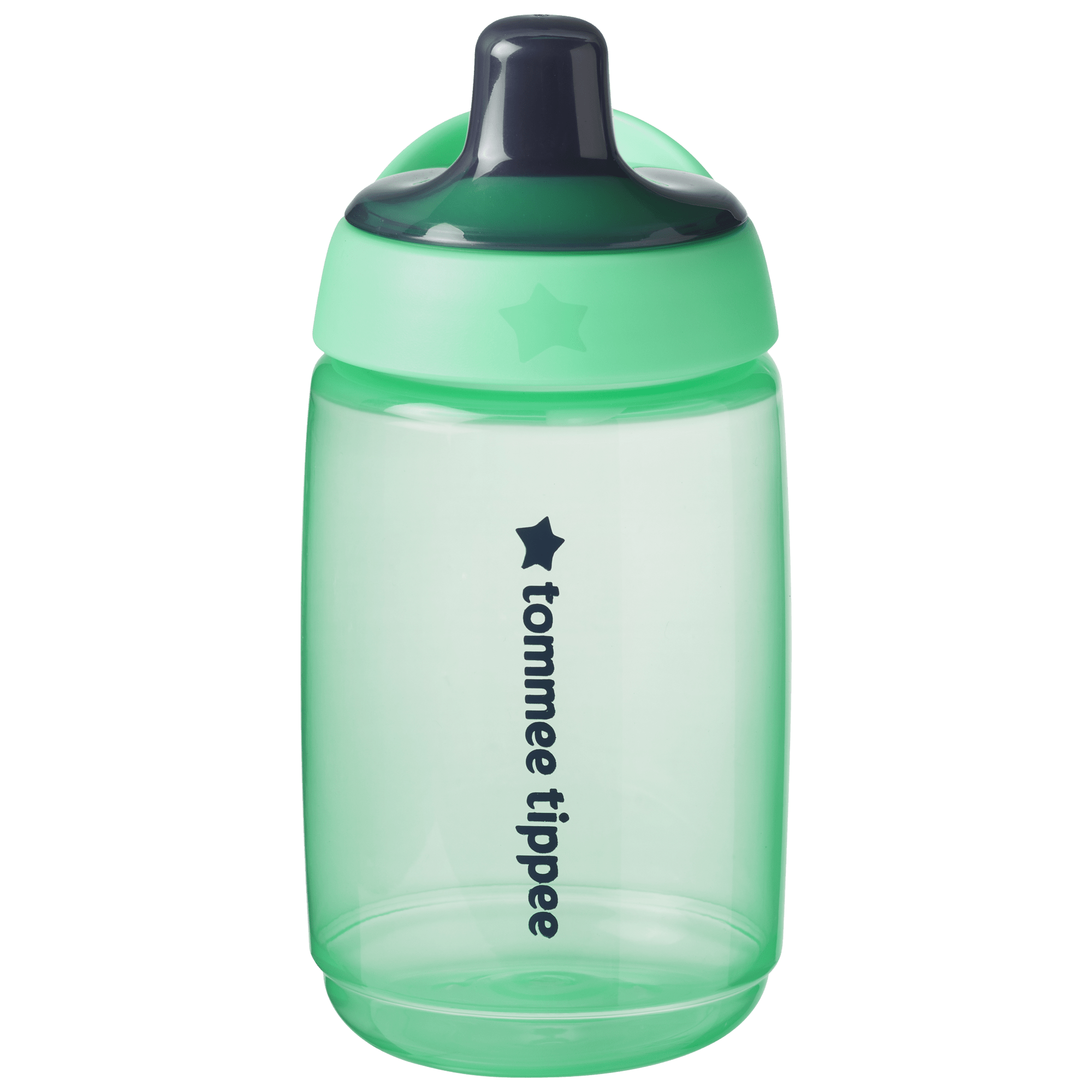 Green water bottle